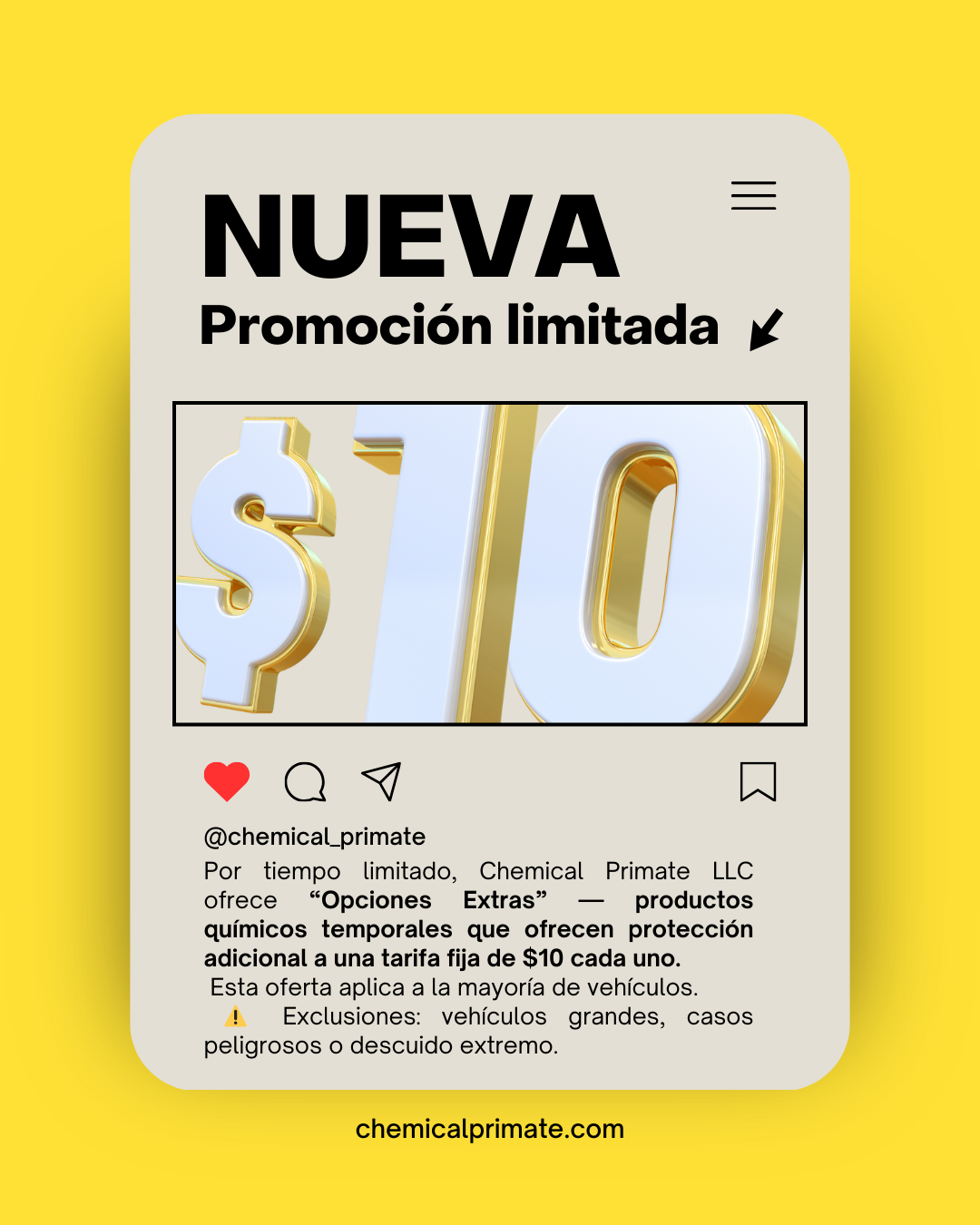 "Booster add-ons" / "Opciones extras"